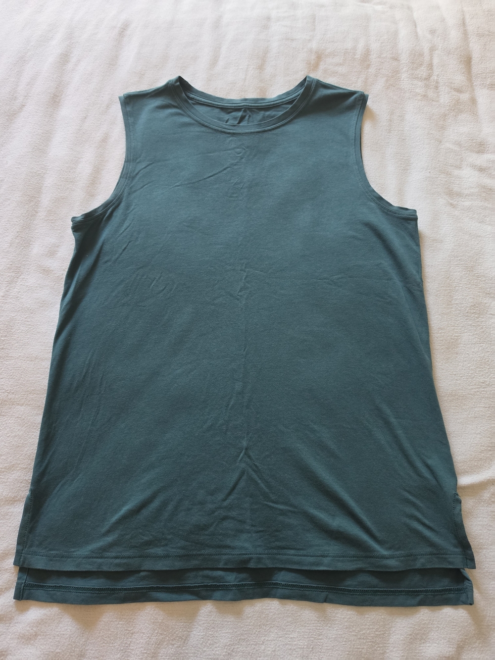 lululemon athletica Teal Crewneck Sleeveless Tank